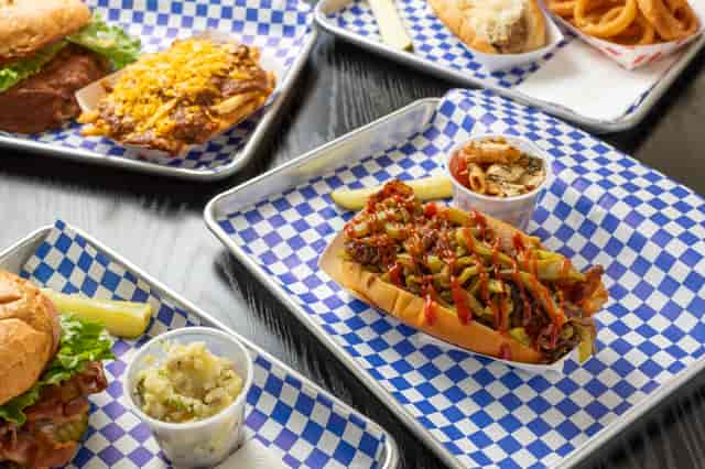 trays of food
