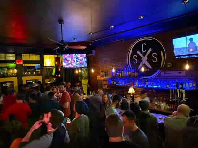 Stone City Saloon at Night