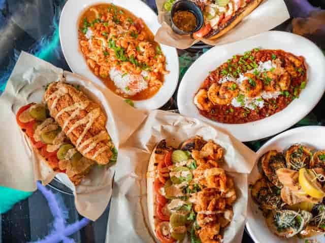 Assortment of food
