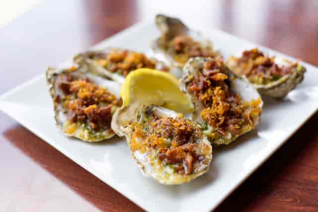 Garlic bacon Oysters