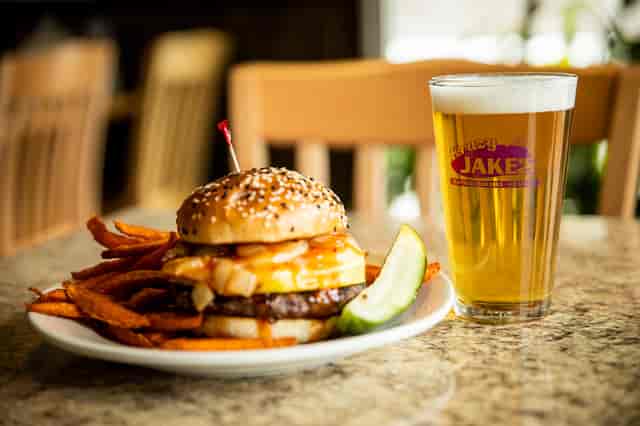burger and beer