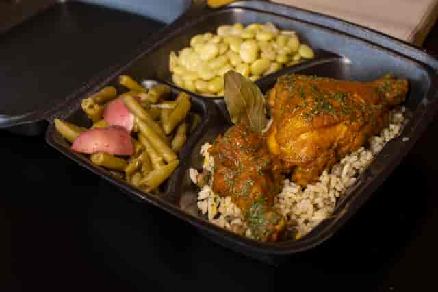 Curry Chicken Green Beans & Lima Beans