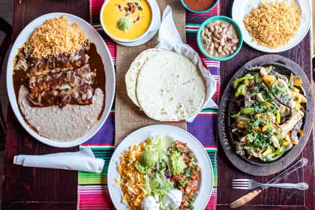 multiple dishes