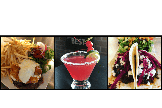variety of dishes at Balloons