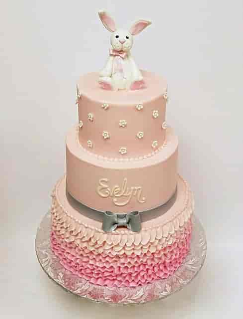 bunny pink cake