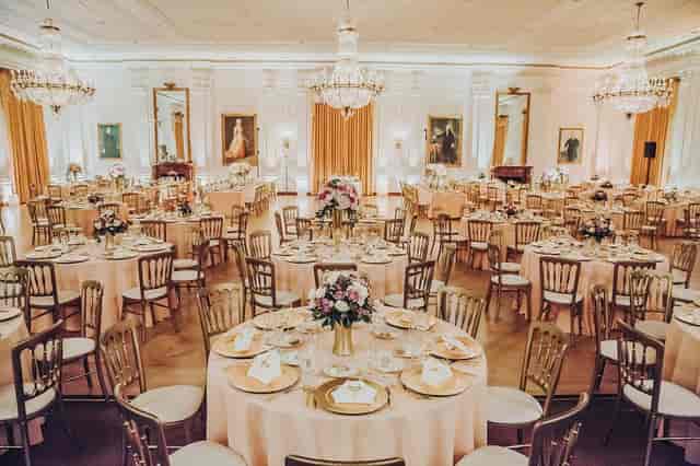 table set up