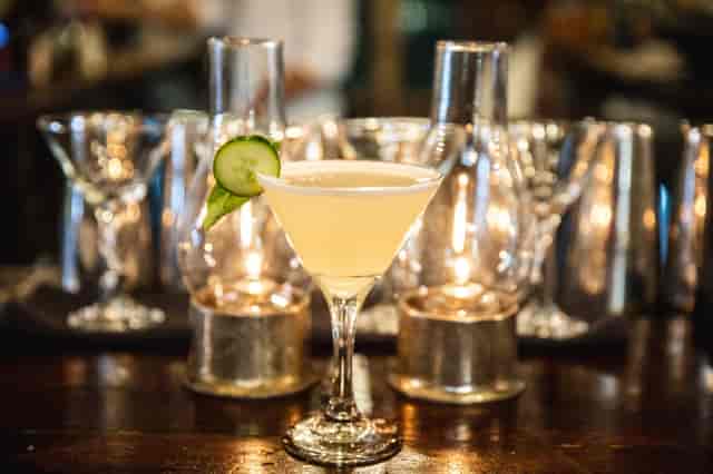 Cucumber Basil Martini