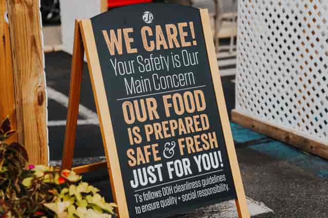 We Care Sign
