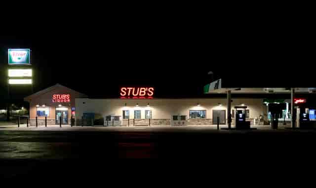 gas station
