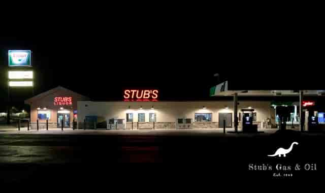 gas station
