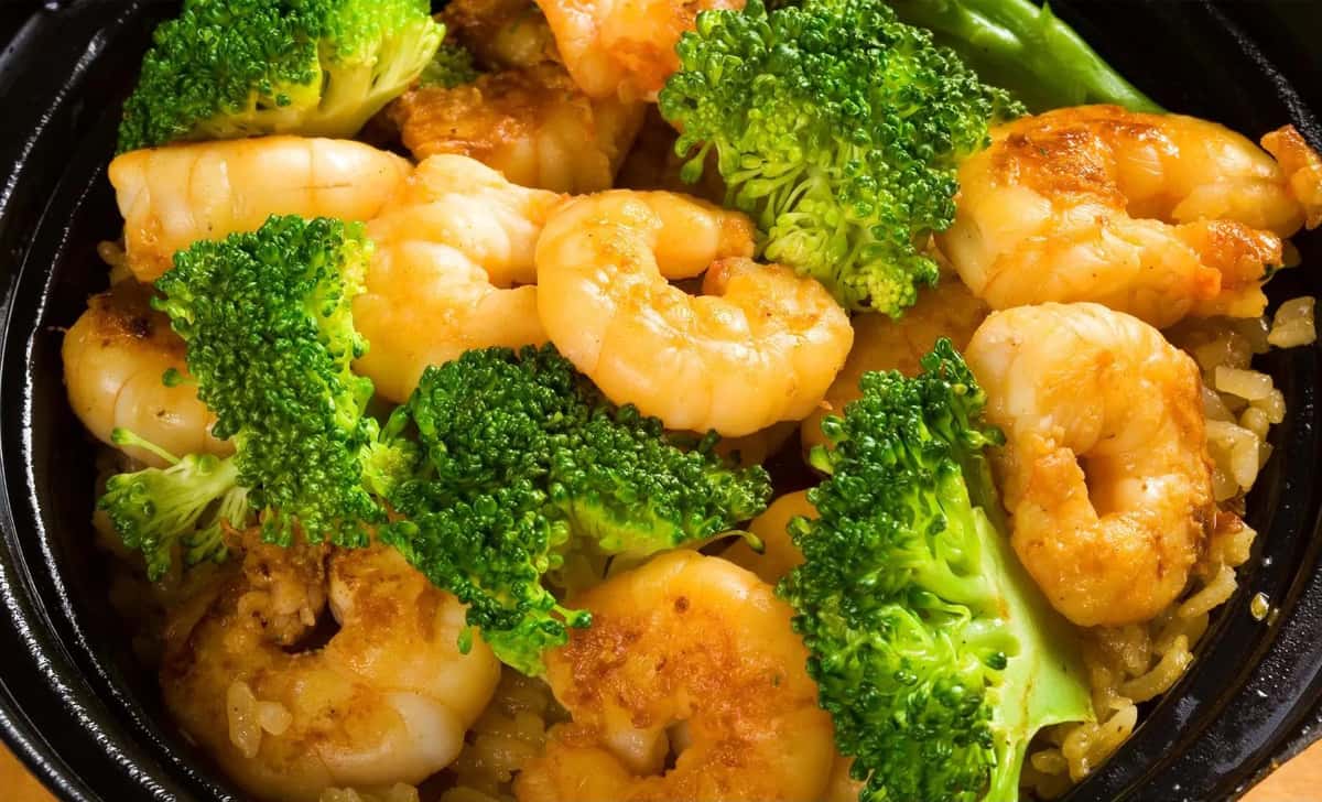 Hibachi Shrimp and Broccoli