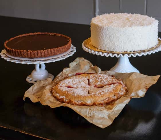 Pies and cake