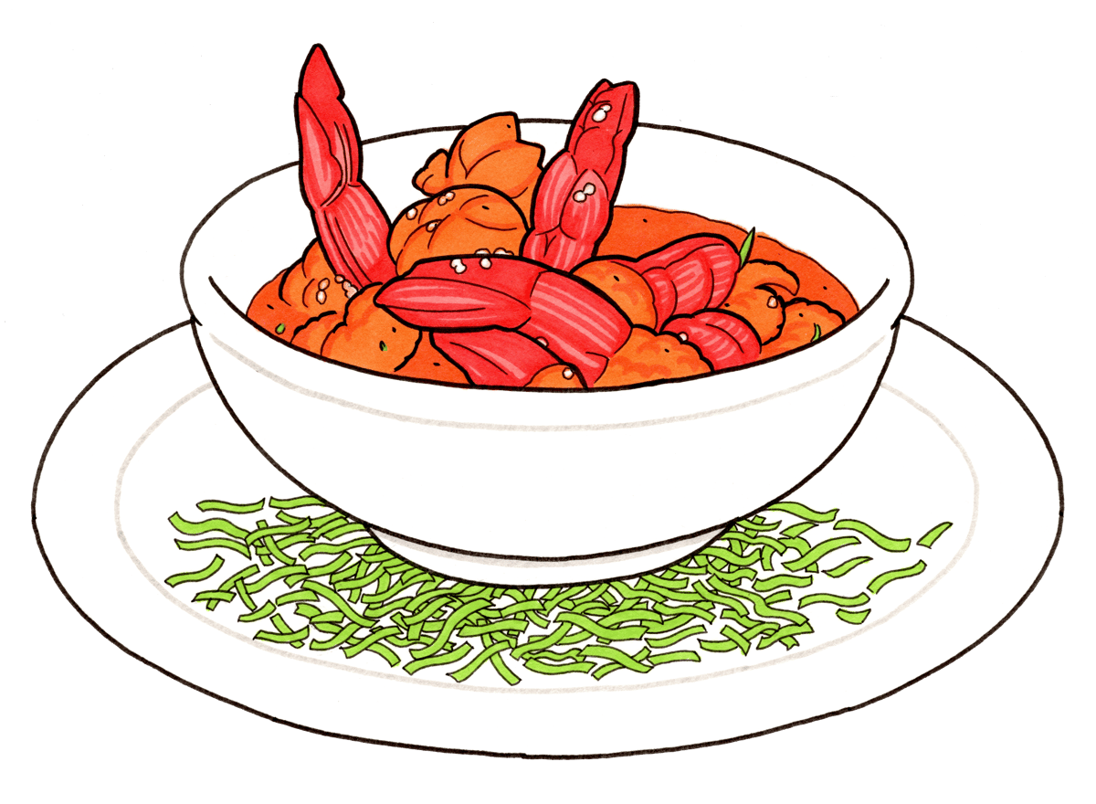 Chipotle Shrimp illustration