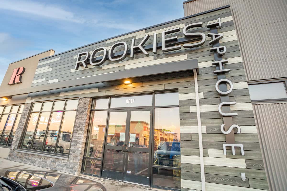 Exterior entrance of Rookies Taphouse