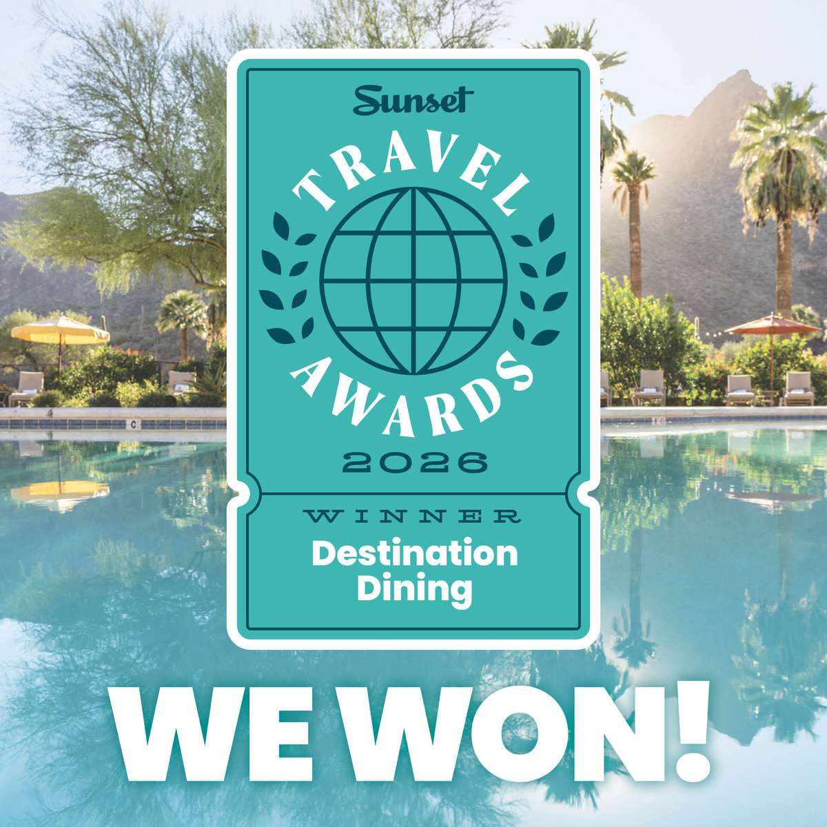 Sunset Travel Awards Winners Badge
