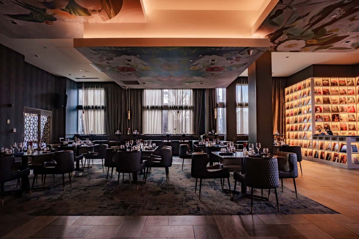 Interior dining room area