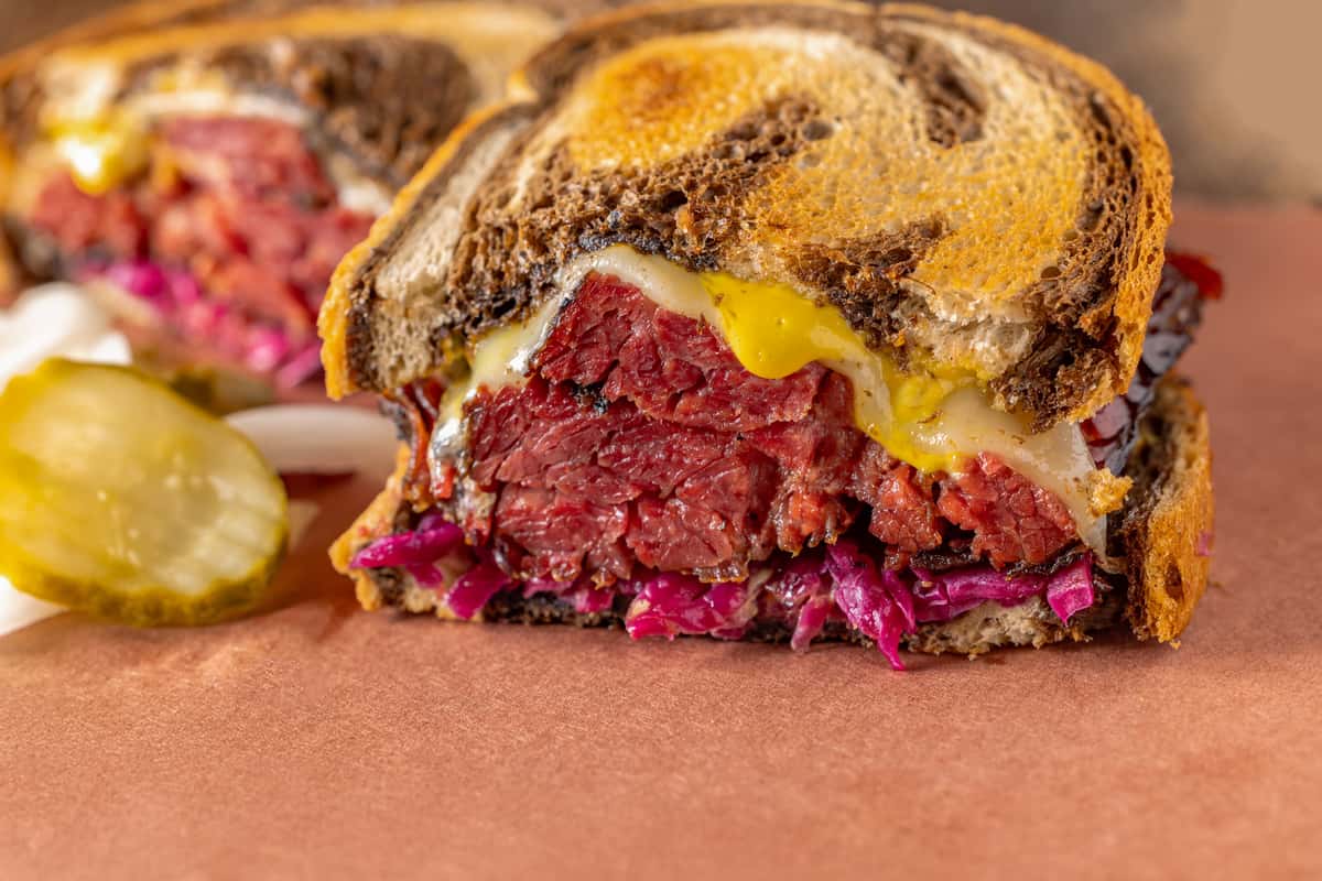Smoked Corned Beef Rueben