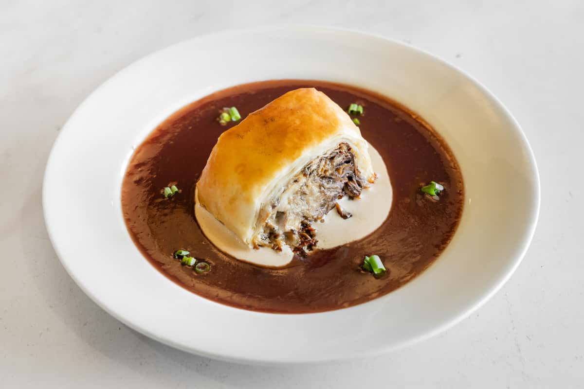 Wild Mixed Mushroom Strudel