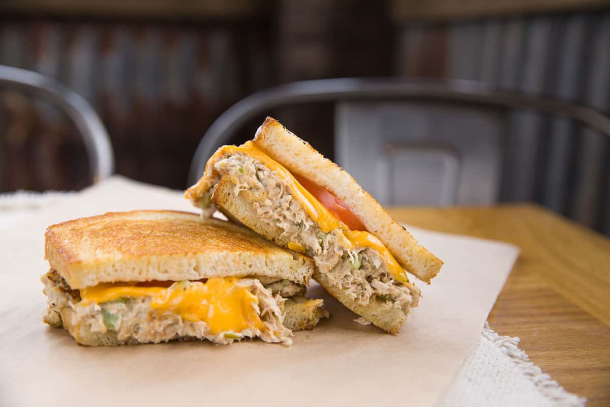 Tuna Melt Full Café Menu Blake's Place Barbecue Restaurant in