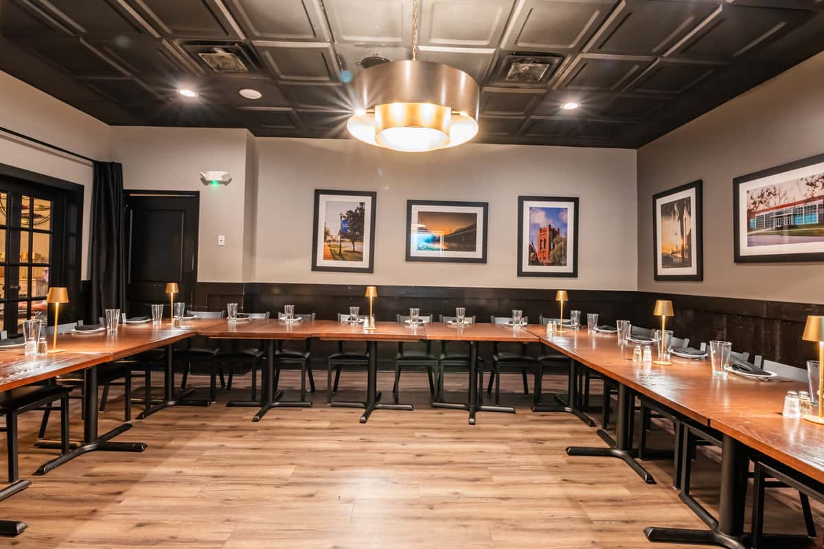 The Smaller private dining space at Bianca's Restaurant in Albany, GA