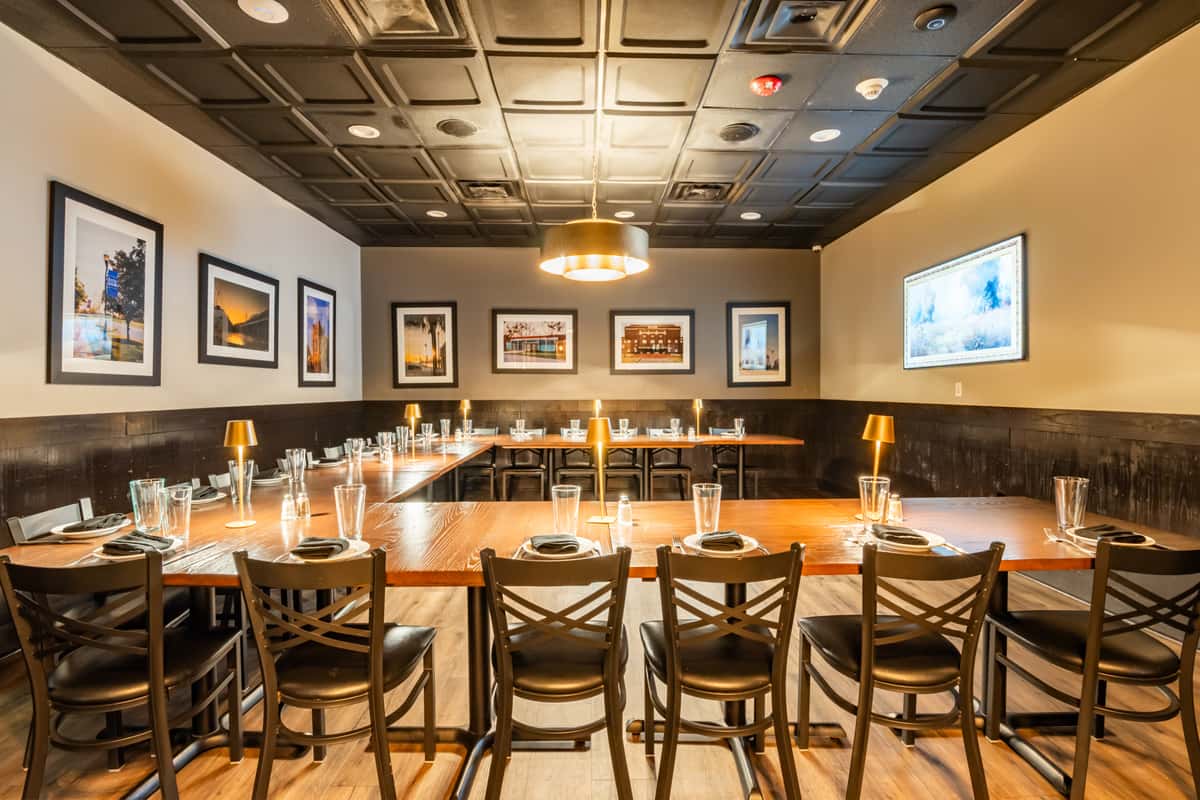 The Smaller private dining space at Bianca's Restaurant in Albany, GA