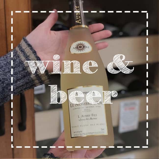 wine and beer button