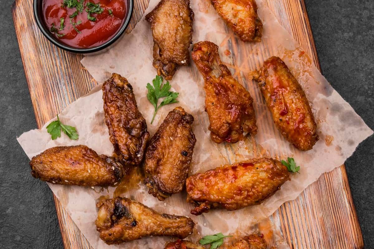 Smoked chicken wings