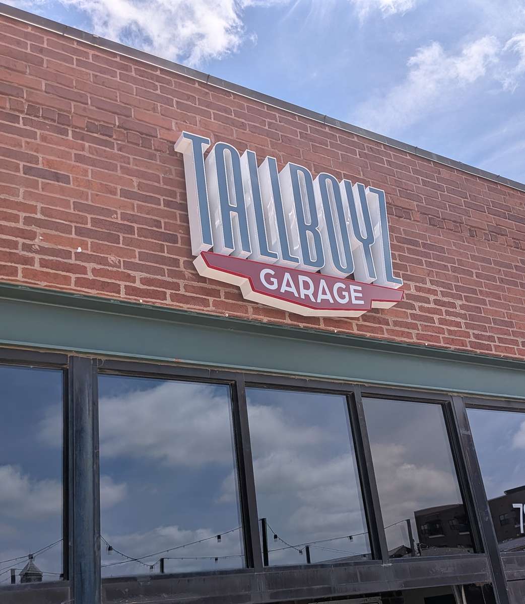 Tallboyz Garage Sign