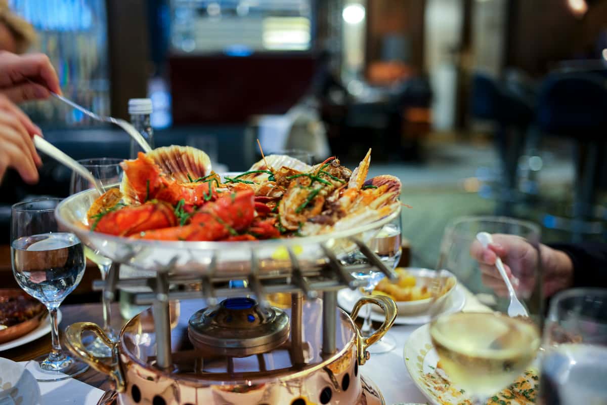 seafood tower