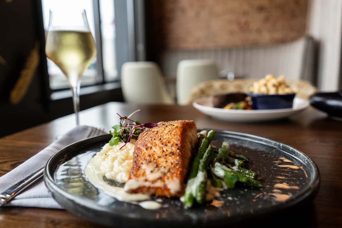 Salmon Dish at Blue Jay Bistro