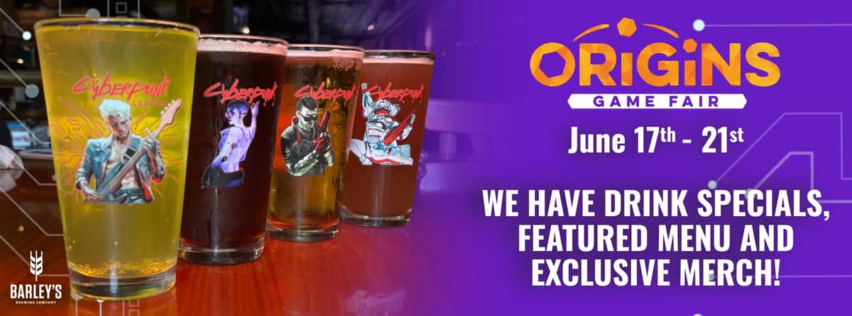Origins Week at Barley's - join us for exclusive specials!