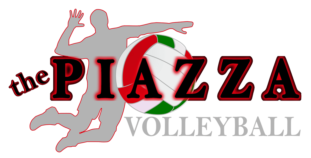 the piazza volleyball logo