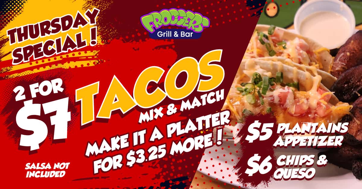 Taco special Oviedo Mt Dora Altamonte Springs Apopka
