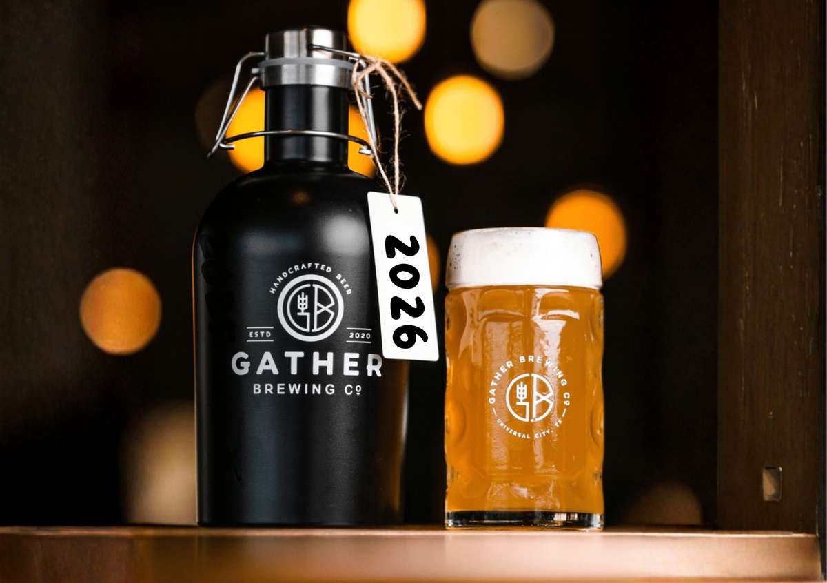growler and mug of beer