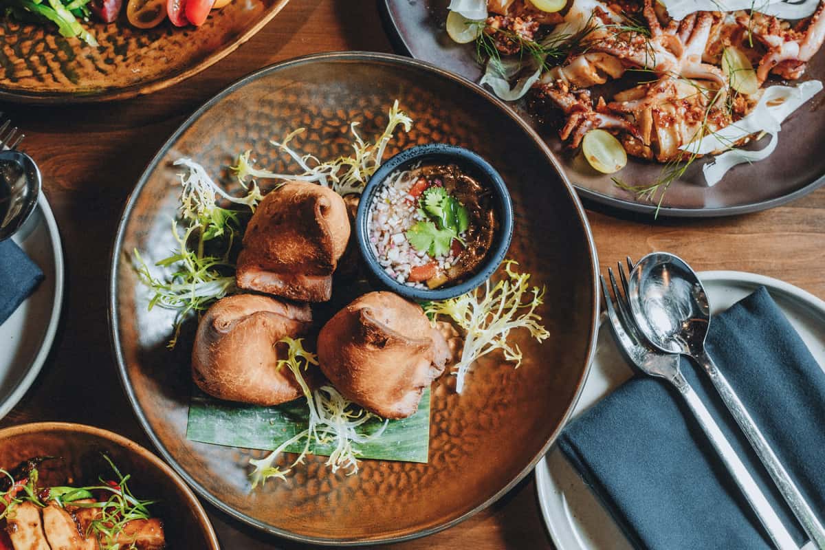 teakwood food platter