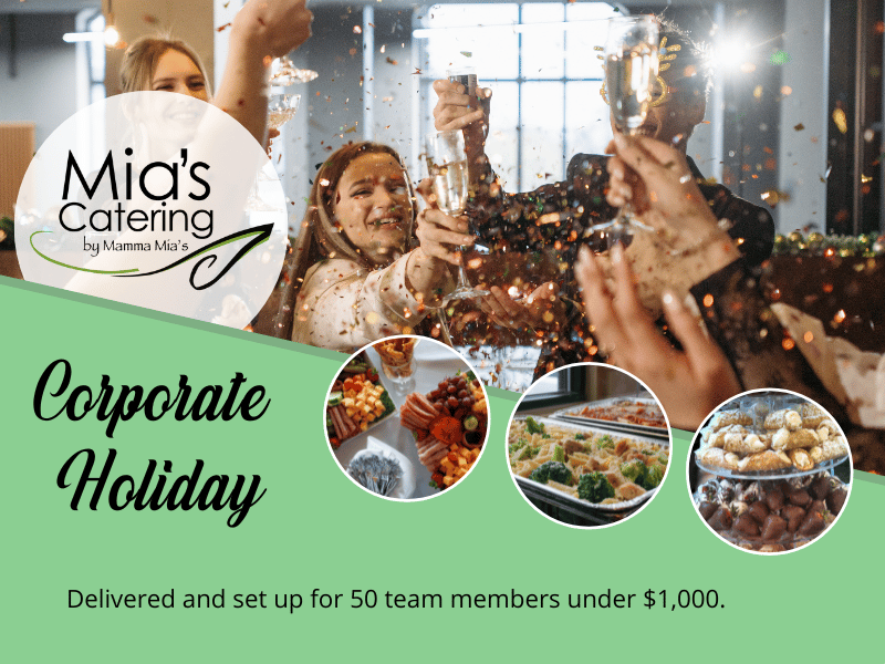 Corporate Holiday Office Party Sample Menu