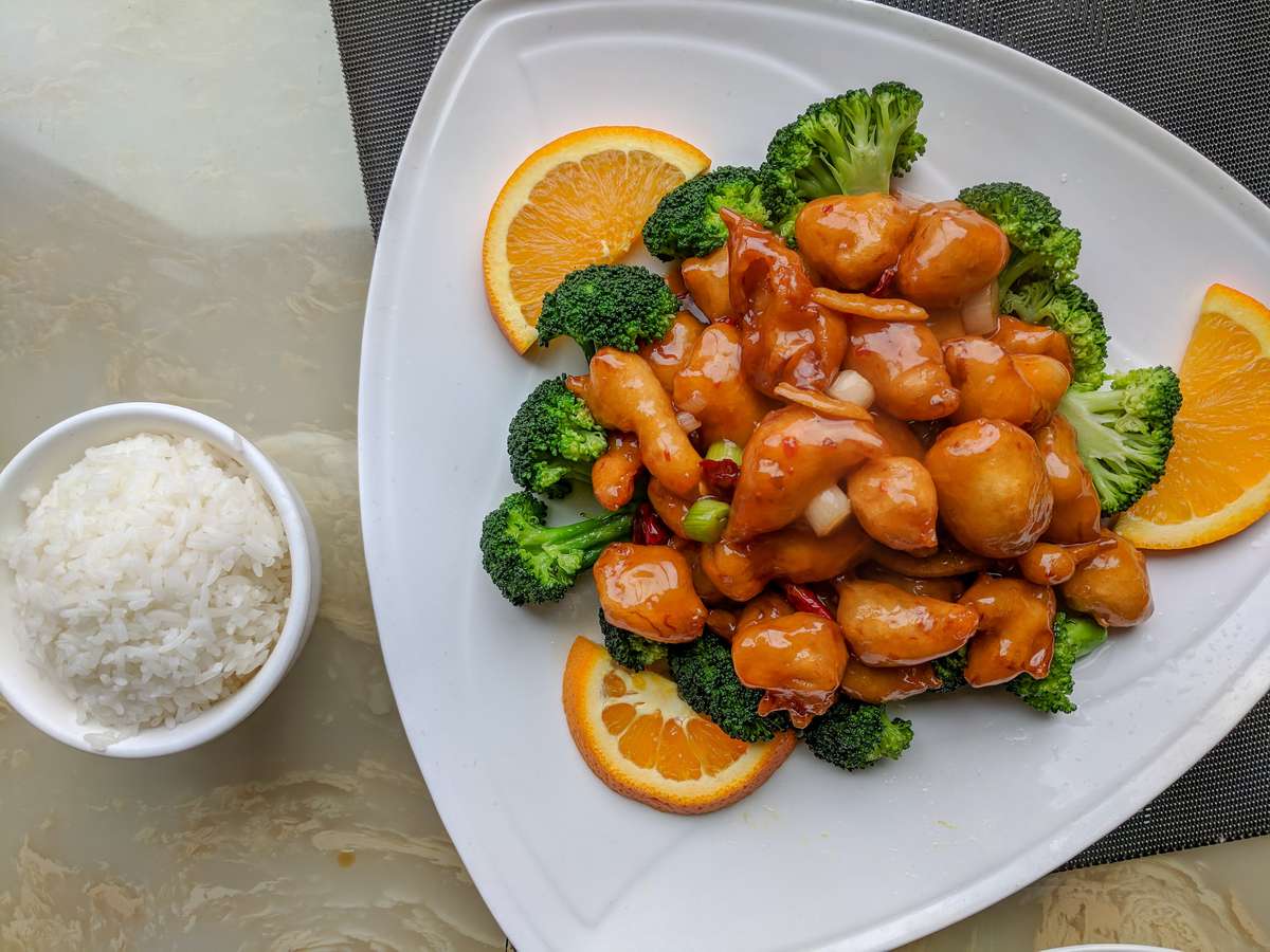 orange chicken 