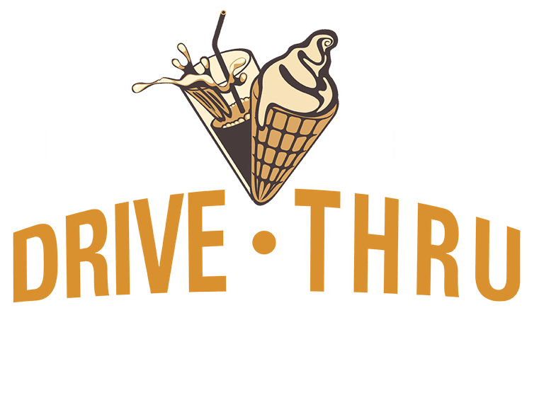 white logo drive thru