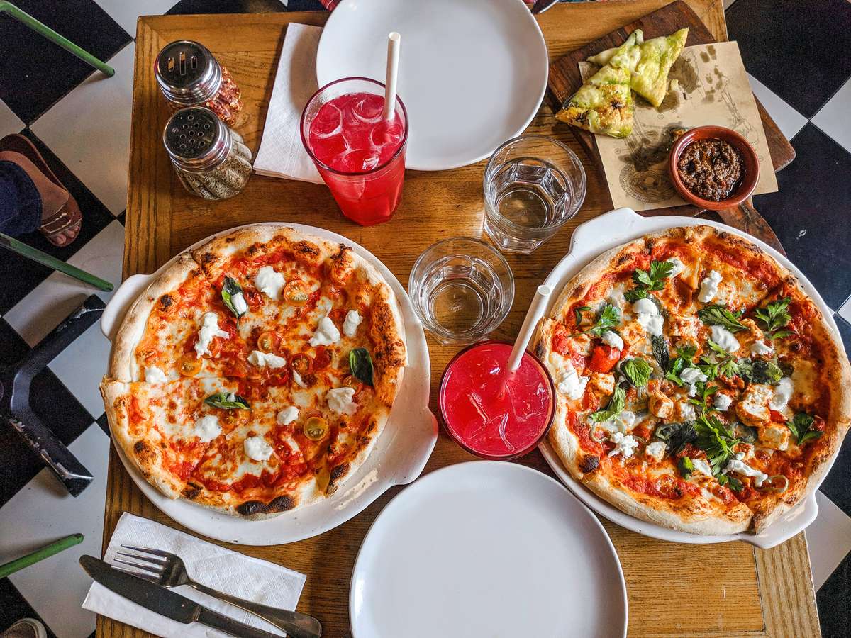 table of food