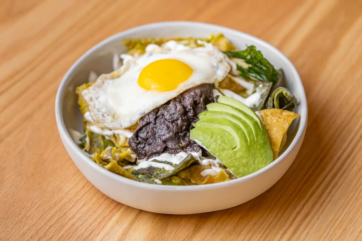 mole chilaquiles