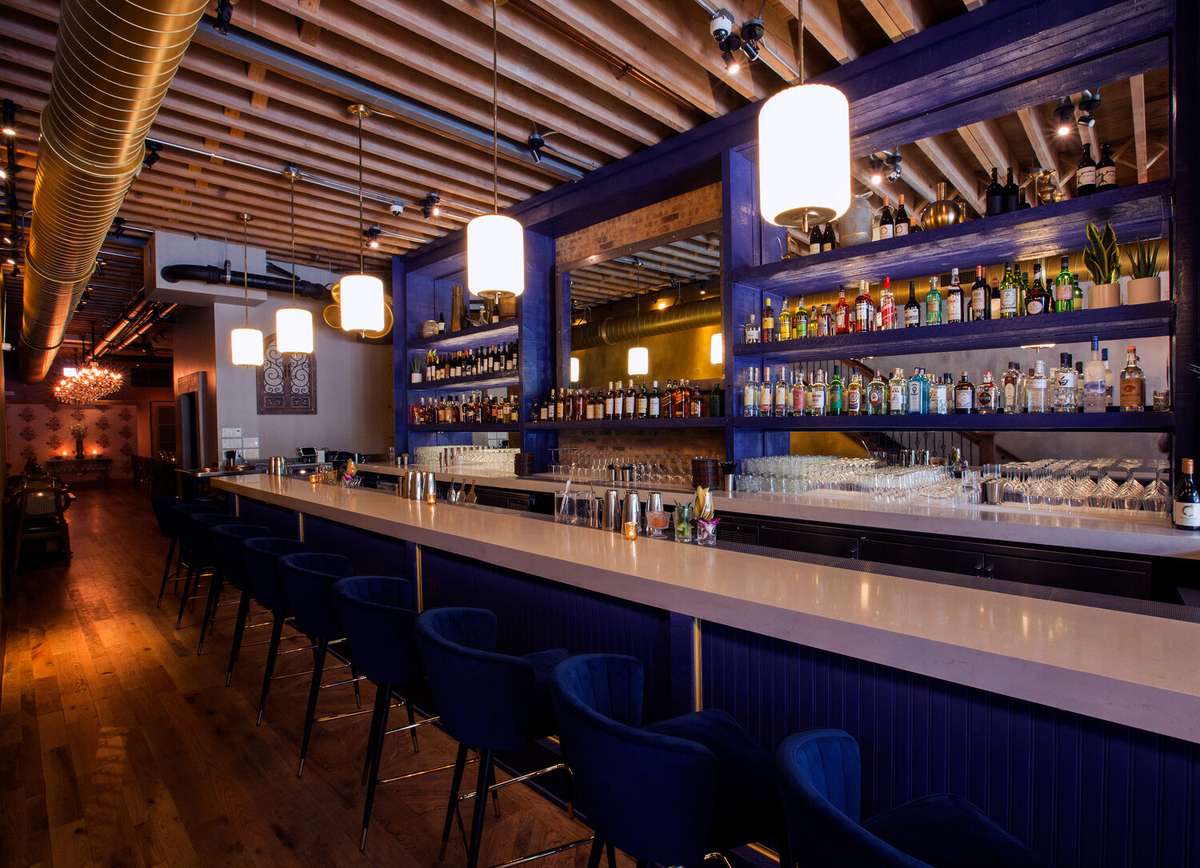 Bar area