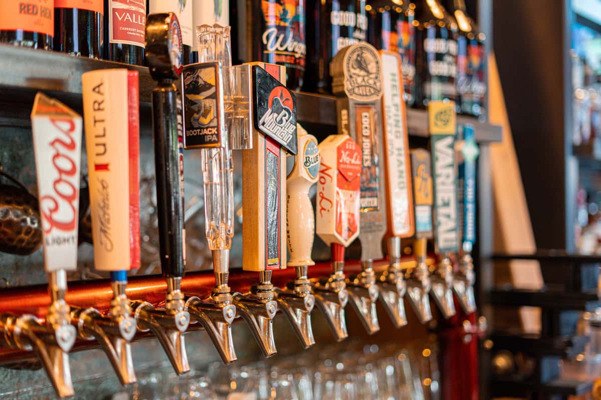 beer on tap