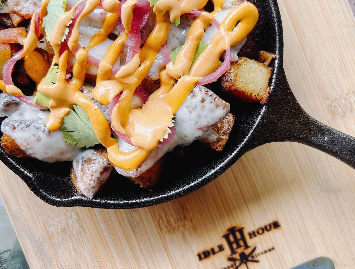 Dish in a pan