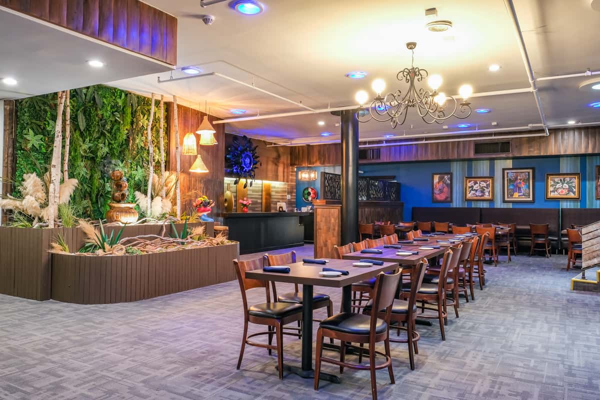 Interior view of dining area