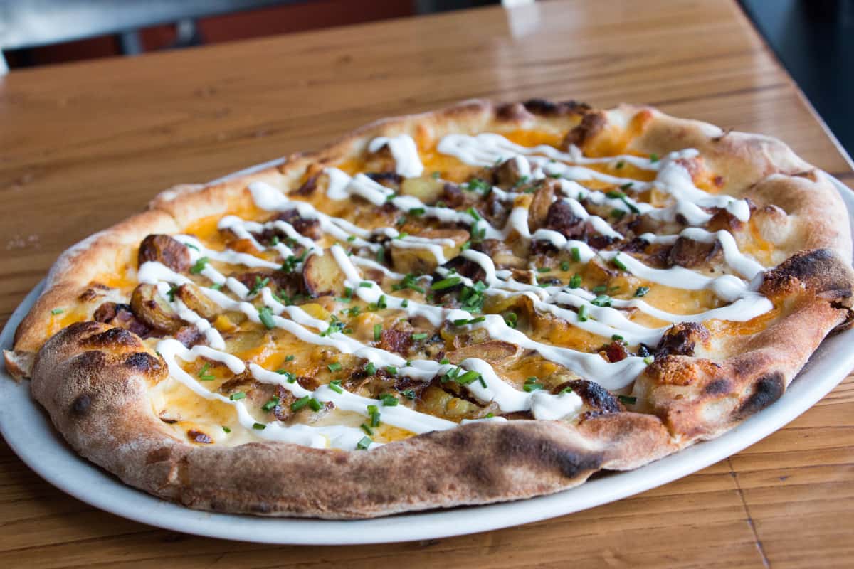Bacon Potato Pizza