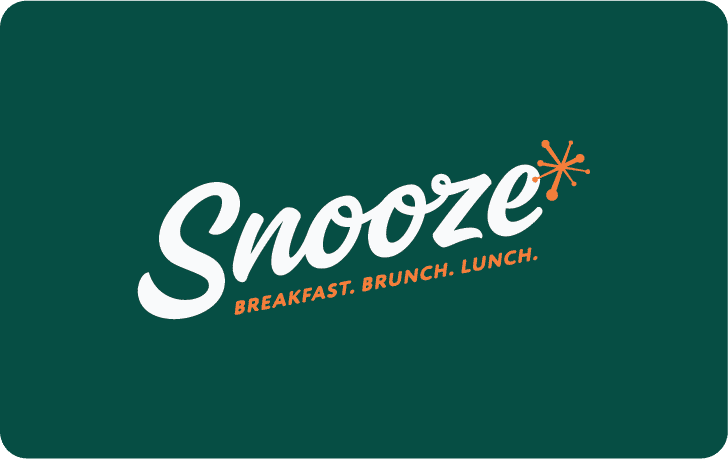 Snooze Digital Gift Card