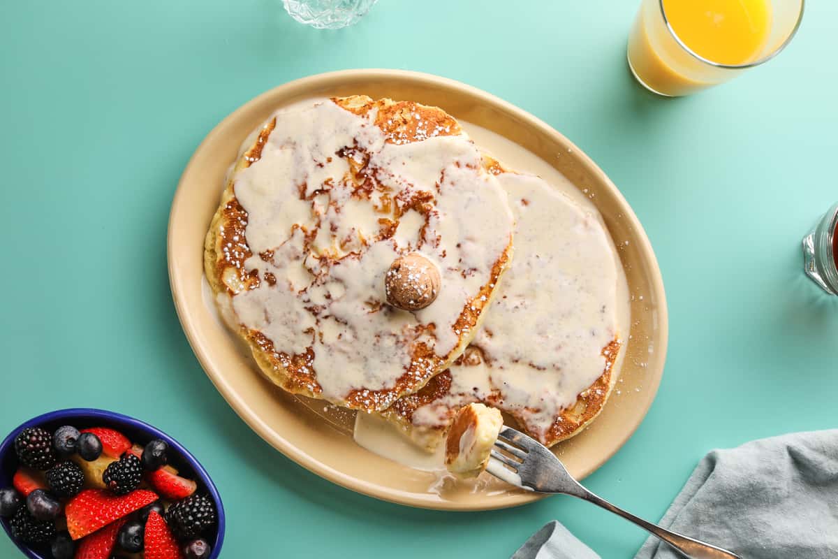 pineapple upside down pancakes image