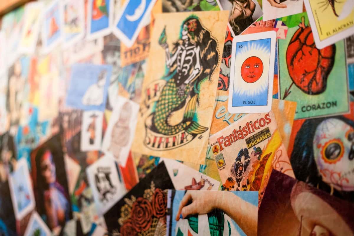 mexican art collage
