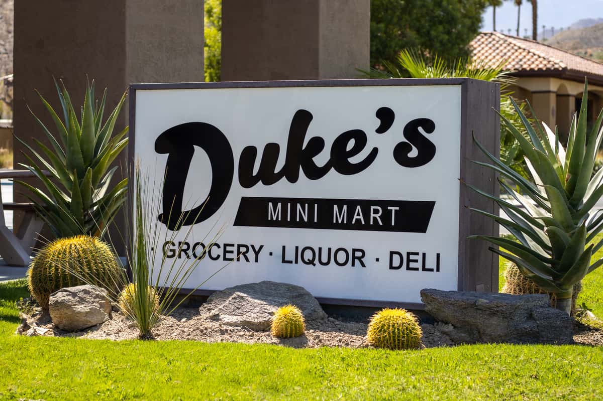 Duke's Mini Mart Sign