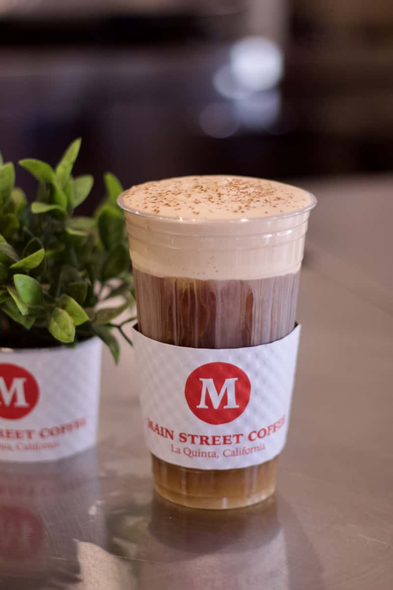 Cold Brew Topped with Pumpkin Cold Foam